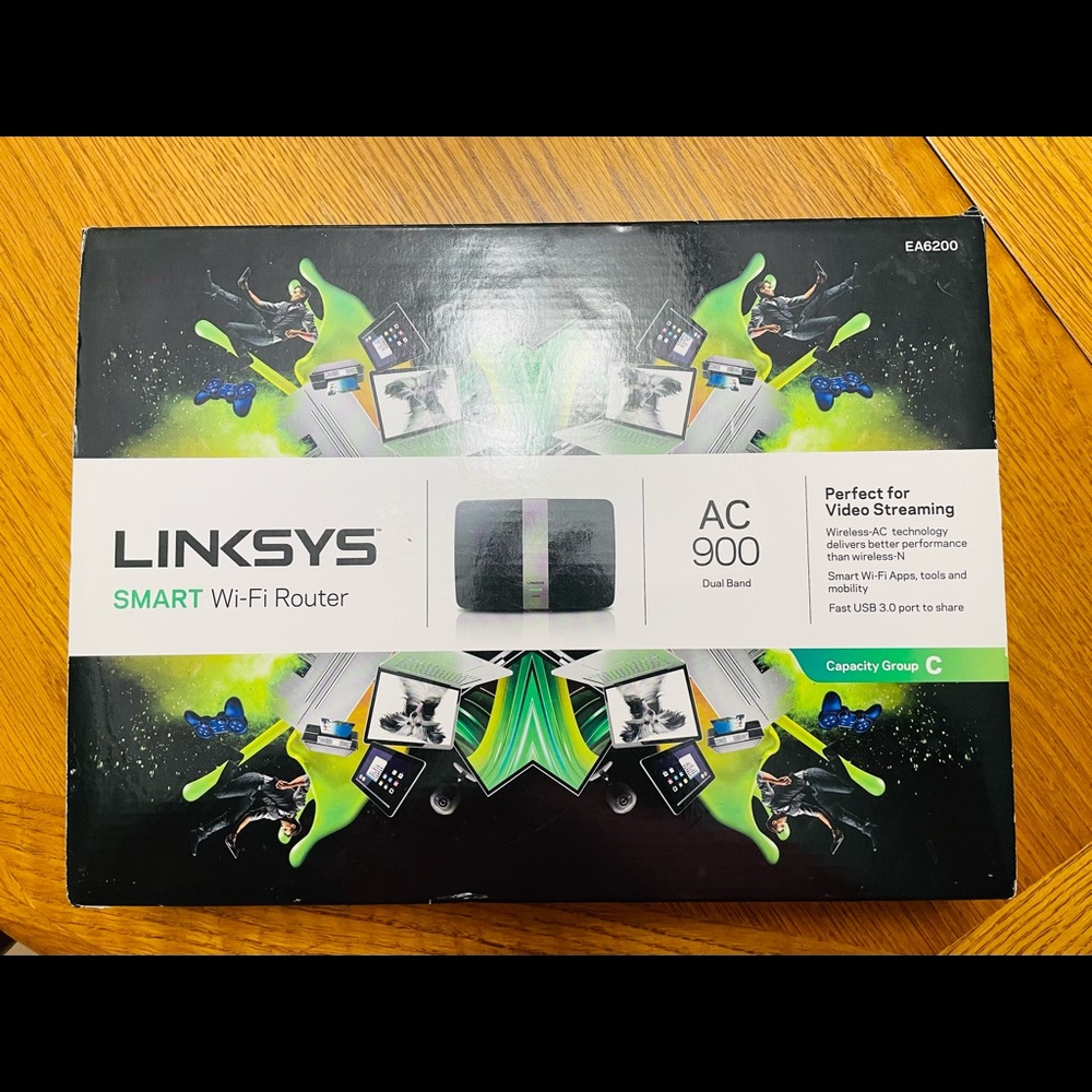 New LYNKSYS Wireless Smart Wi-Fi Router